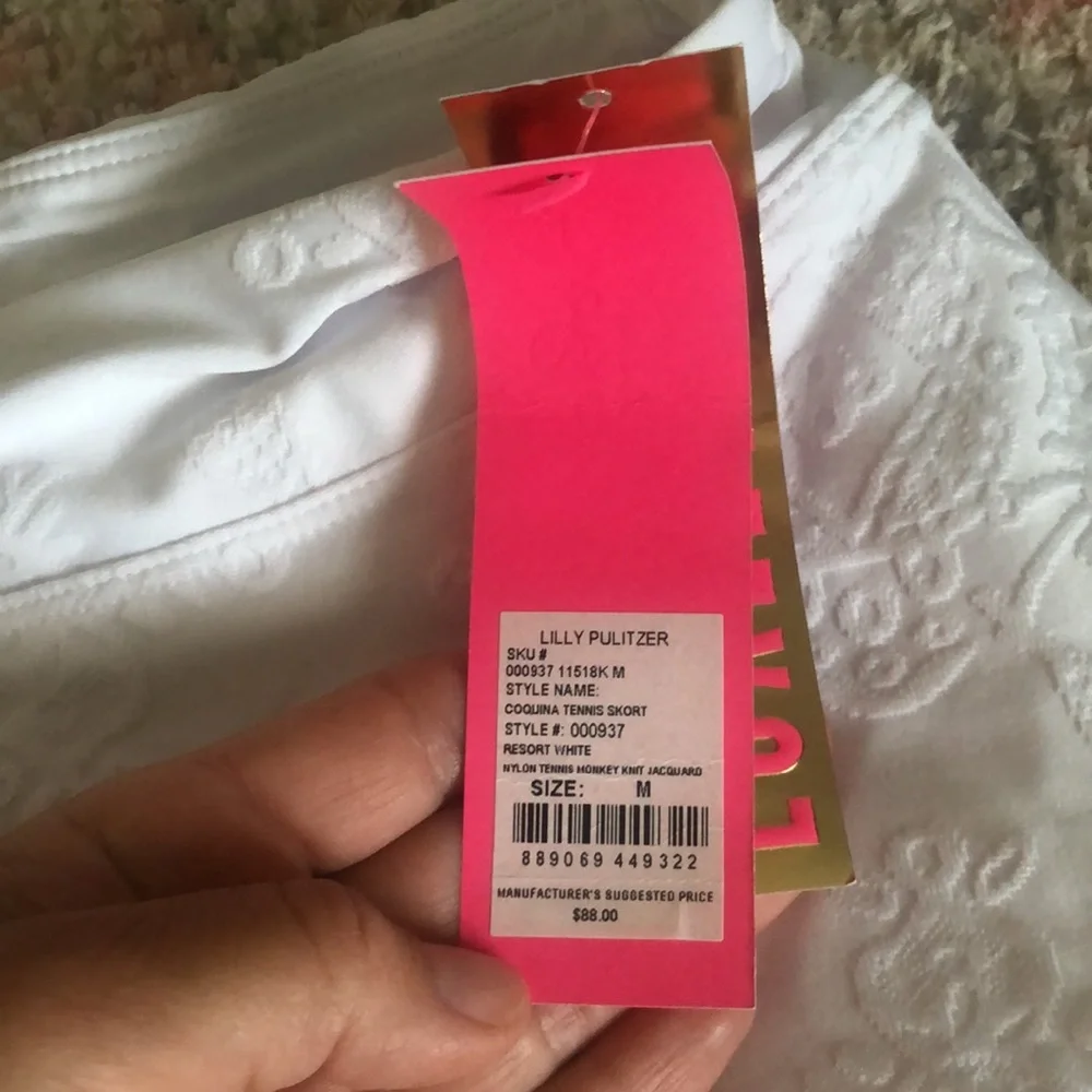 Lilly Pulitzer white tennis skirt - Picture 4 of 7